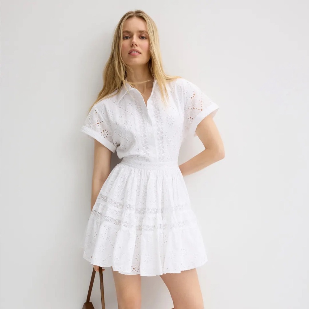 MAJE Eyelet Dress